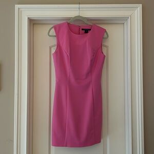 French Connection bubble gum pink mini dress